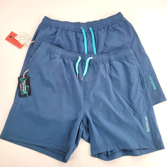 Bamboo Ave Shorts Mens Size Medium Sky Blue 7" Boundless Short Comfy New - Picture 1 of 4